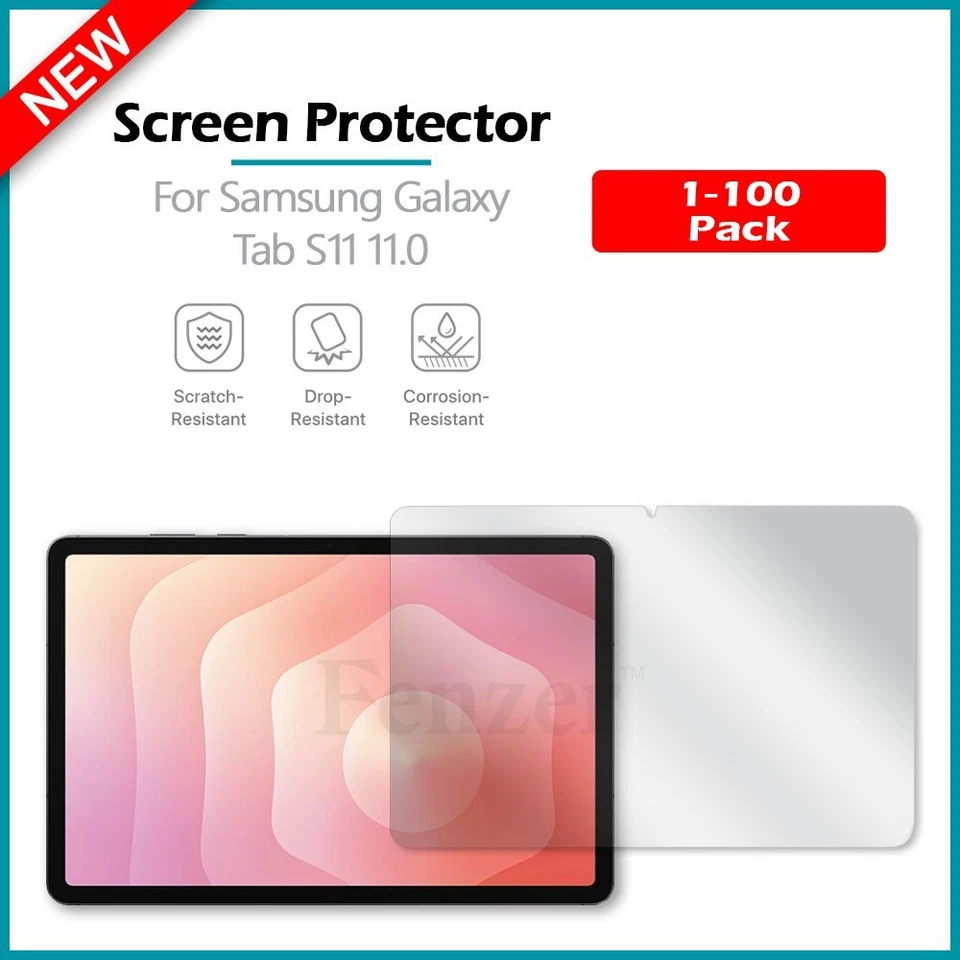 1-100 LOT LCD Ultra Clear HD Screen Protector for Samsung Galaxy Tab S11 11.0 - Image 1 of 4