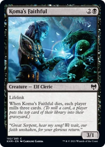 x1 Koma's Faithful - Kaldheim - NM - MTG - Image 1 of 1