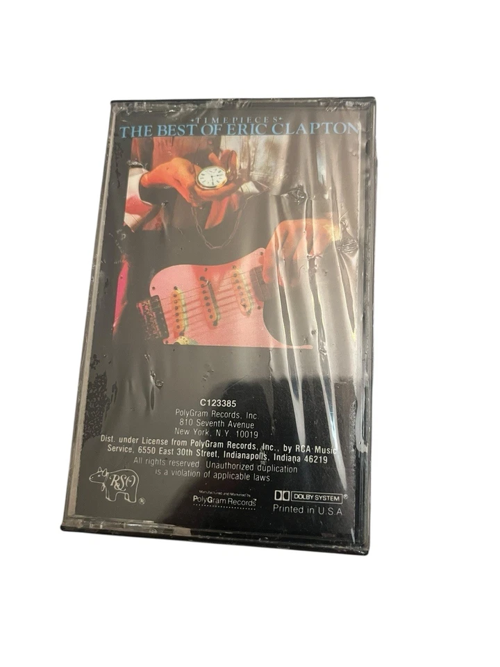 Time Pieces The Best Of Eric Clapton Cassette Sealed 1982 RSO 825 382-4 - Image 1 of 3