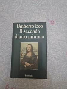 UMBERTO ECO '' THE SECOND MINIMUM DIARY '' HARDCOVER EXCELLENT CONDITION - Picture 1 of 2