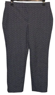 Pantalones al Tobillo Talbots Azul Blanco Chatham Talla 16WP ¡NUEVOS CON ETIQUETAS! Foto 1 de 4