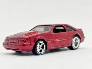 2010 Hot Wheels '92 Ford Mustang (Red) Custom Premium Wheel Swap Tampos Removed - Picture 1 of 18