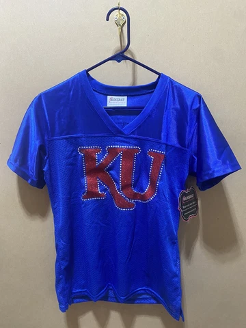 ladies kansas jayhawks football jersey size L Cover