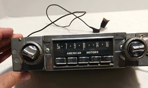American Motors AM Radio Rare Original Preset Buttons Chrome Made in Canada - Picture 1 of 12