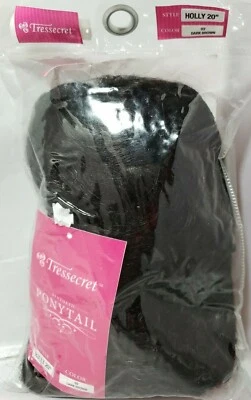 Tressecret Holly 20" Marrón Oscuro Cola de Caballo Peluca de Pelo Sintético Nueva Cola de Caballo Foto 1 de 4