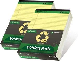 24-Pack Smooth Writing Legal Pads - Perforated, Wide Ruled 50 Sheets Each - Picture 1 of 10