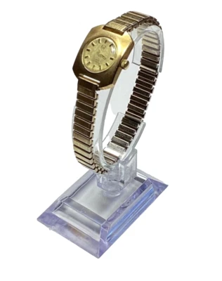 Unique Vintage Elle Watch Incabloc 17 Rubis Gold Tone Manual Ladies Watch - Image 1 of 4