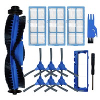 HEPA Filter Side/Main Brush for Goovi 1600PA D380 D382 Robotic Vacuum Cleaner