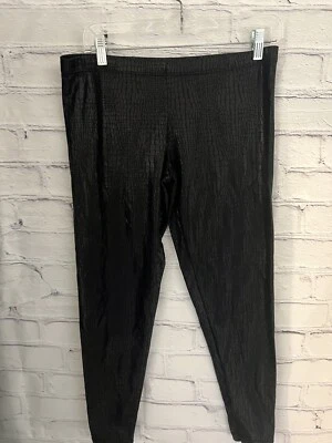 Leggings sin marca negros con estampado de animales cintura elástica ELASTIZADOS para junior talla L Foto 1 de 4