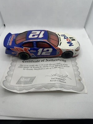 1999 REVELL NASCAR COLLECTION JEREMY MAYFIELD 12 MOBIL 1 KENTUCKY DERBY 1:24 - Image 1 of 4