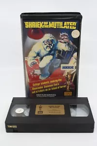 Shriek Of The Mutilated 1974 VHS Ivers Film Services Vintage Large Clamshell - Imagen 1 de 24