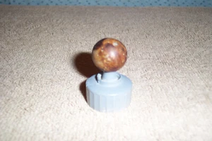 VINTAGE GERMAN BROWN BENNINGTON CLAY GLAZED MARBLE .81" - Bild 1 von 4