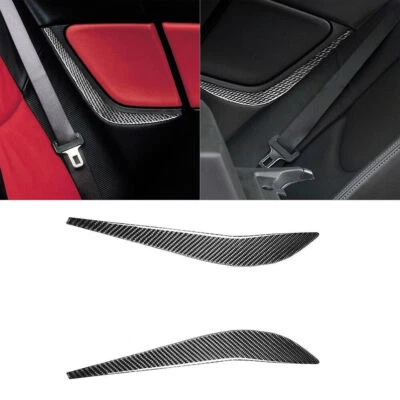 Cubierta del panel lateral del asiento trasero del coche de fibra de carbono vinilo para Mazda RX-8 2004-2008 Foto 1 de 4