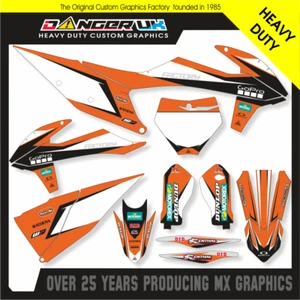 KTM 125 250 350 450 SX SXF 2019 2020 2021 2022 MOTOCROSS GRAPHICS DECALS STICKER - Picture 1 of 1