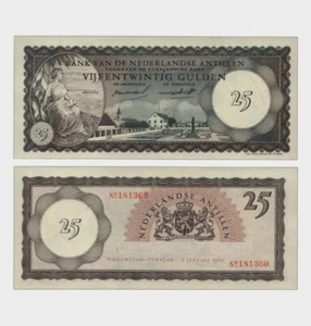 Netherlands Antilles - 1962 - 25 Gulden - "aUNC+"  #CO7488 - Picture 1 of 6