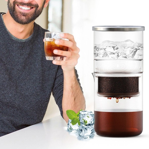 Coffee Maker High-Temperature Resistant Glass Coffee Drip Brewing Pot Household Photo Related