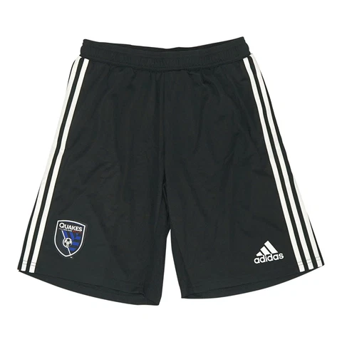 San Jose Earthquakes MLS Adidas Men's Black Team Crest Training Shorts Cover