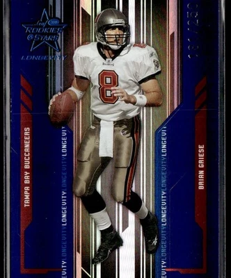 2005 Leaf Rookies & Stars Longevity Sapphire Brian Griese 181/250 Tampa Bay - Image 1 of 2