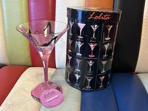 Lolita • Shopaholic • Hand Painted Cocktail Glass • Love My Martini • Boxed - Picture 1 of 7