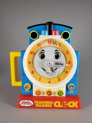 Reloj de enseñanza parlante Thomas The Tank Engine 1992 vintage - para piezas o reparación Foto 1 de 4
