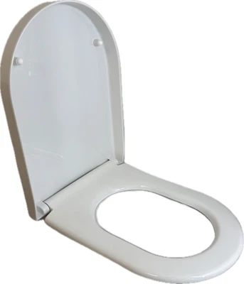 Asiento de inodoro alargado Duravit 0063390000 Starck y cubierta blanca (nuevo/sin usar) Foto 1 de 4