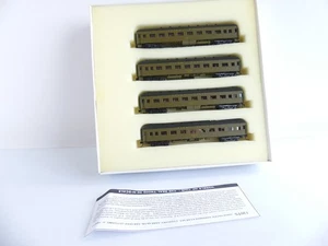 130 TS WHEELS OF TIME N 1:160 / 4 VOITURES VOYAGEURS TYPE US UNION PACIFIC - Picture 1 of 7