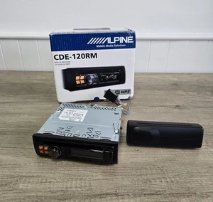 Alpine CDE-120RM CD Receiver Boxed Retro Car  - Picture 1 of 9
