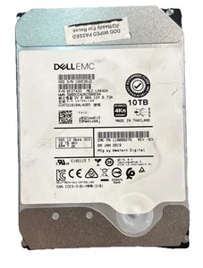DELL EMC 10TB SAS 12GBps SED 4KN 0f27433 118000276 HUH721010AL4205 Server Hard D - Afbeelding 1 van 6