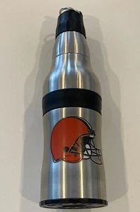 Orca Rocket Vacuum Insulated SS 12 Oz Bottle/Can Koozie Cleveland Browns NEW - Picture 1 of 3