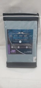 Fundas de almohada estándar de tela Sheex Micro Balance Performance en aguamarina - Imagen 1 de 2