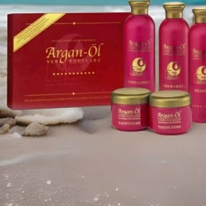 Muttertag!!! Pflegeset Argan Öl Set 5 tlg. Shampoo Bodylotion Creme Duschgel - Bild 1 von 1