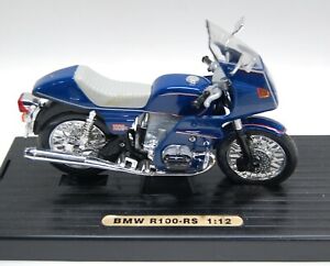 ROAD LEGEND 1:12 Scale Model BMW R100-RS Motor Bike BLUE color with box