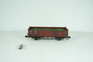 Góndola Marklin Gauge 1 DB German Railway Lado Bajo con Figura de Carga 58203 G1 - Imagen 1 de 14
