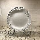 Vietri Icanto Baroque Dinner Plate 11 1/2 Inches White Italy