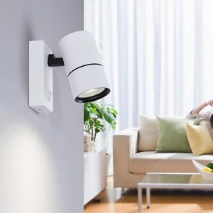 HARPER LIVING Wall Spotlight (White, Spotlight with Switch) - Picture 1 of 7