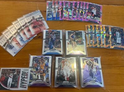 LOTE de tarjetas Panini Prizm 2019-20 base + hielo agrietado e insertos NBA x150 Foto 1 de 2