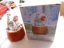 Merry Makers Here Comes Santa Claus Musical Glass Snow Globe 5 1/2" H NEW