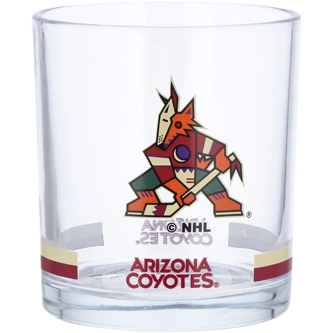Arizona Coyotes 10oz. Banded Rocks Glass Cover