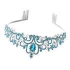  Rhinestone Crown Diamond Headband Bridal Wedding Decor Pearl