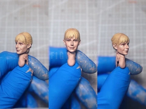 Painted Service 1/12 Gwyneth Paltrow Pepper Potts head Sculpt 6" Figure shf ml 7 Cover