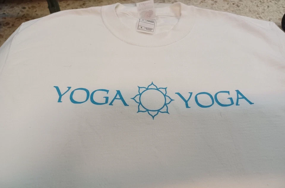  Camiseta Yoga Yoga Mediana Blanca Foto 1 de 3