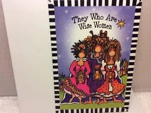 BLUE MOUNTAIN CHRISTMAS GREETING CARD New w/Envelope "Who are Wise Woman..." - Picture 1 of 4