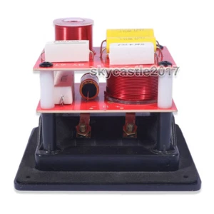 2pcs 120W High-Low Speaker Frequency Divider Crossover Filters with Junction Box - Picture 1 of 10
