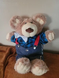 Furskins Boone Flannel Teddy Bear Cabbage Patch Xavier Roberts 1980’s 22” - Picture 1 of 4