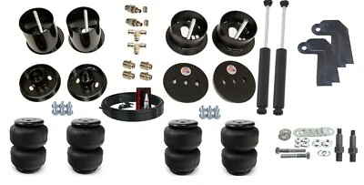 3/8" Front Rear AirLift D2500 Air Ride Suspension Bag & Shock Kit For 63-64 Cadi - Image 1 of 4
