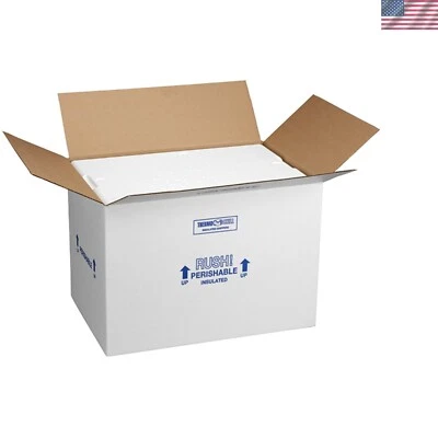 Large Foam Shipper - Thermo Chill Insulated Carton, 19x12x16 for Safe Transport - Image 1 of 2