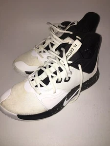 Nike PG 3 TB White/Black Size 8 - Imagen 1 de 5
