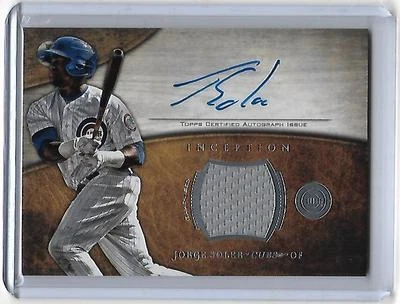 2014 JORGE SOLER BOWMAN INCEPTION ROOKIE JERSEY SIGNATURE AUTO - Image 1 of 2