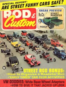 George Barris personal magazine collection-Rod & Custom, 1967, in binder, W/COA - Picture 1 of 12