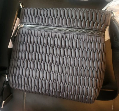 DKNY Mack quilted nylon women's crossbody bag Purse Black NWT - Image 1 of 4